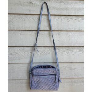 Vera Bradley Gray Quilted Crossbody Bag